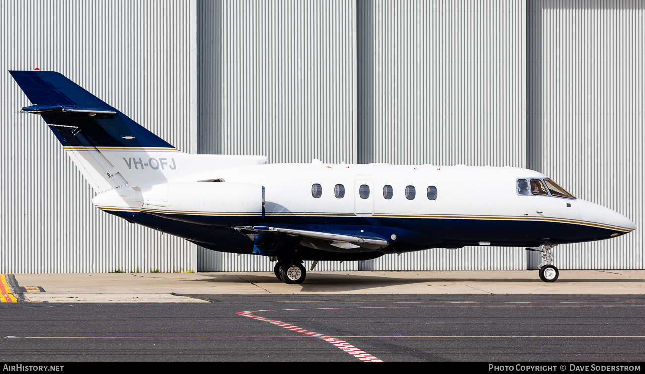 Aircraft Photo of VH-OFJ | Raytheon Hawker 800 | AirHistory.net #733708