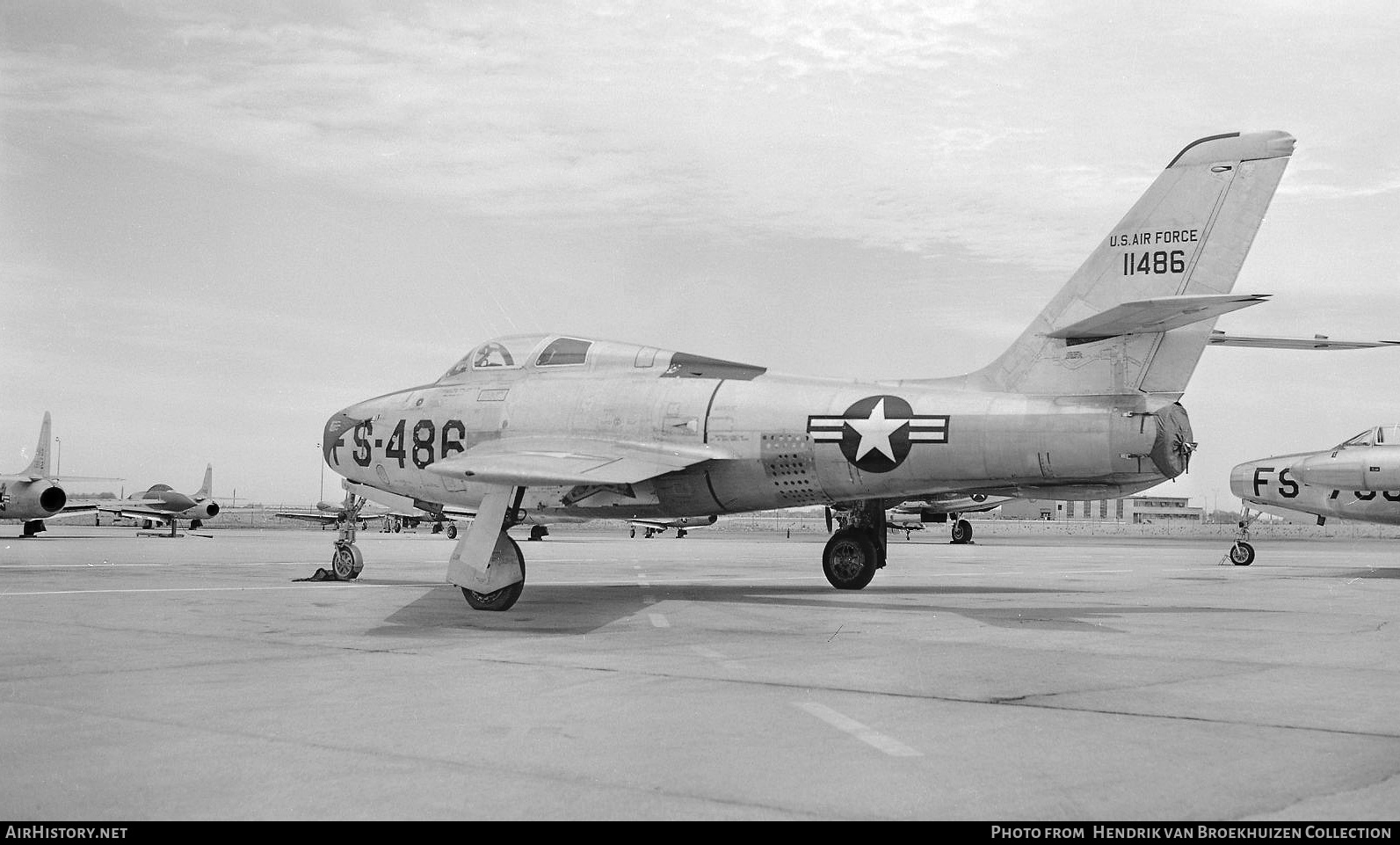 Aircraft Photo of 51-1486 / 11486 | Republic F-84F Thunderstreak | USA - Air Force | AirHistory.net #733711