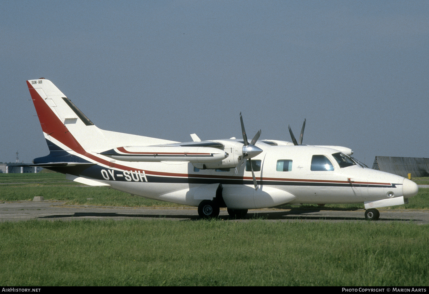 Aircraft Photo of OY-SUH | Mitsubishi MU-2 Marquise (MU-2B-60) | Sun-Air of Scandinavia | AirHistory.net #733757