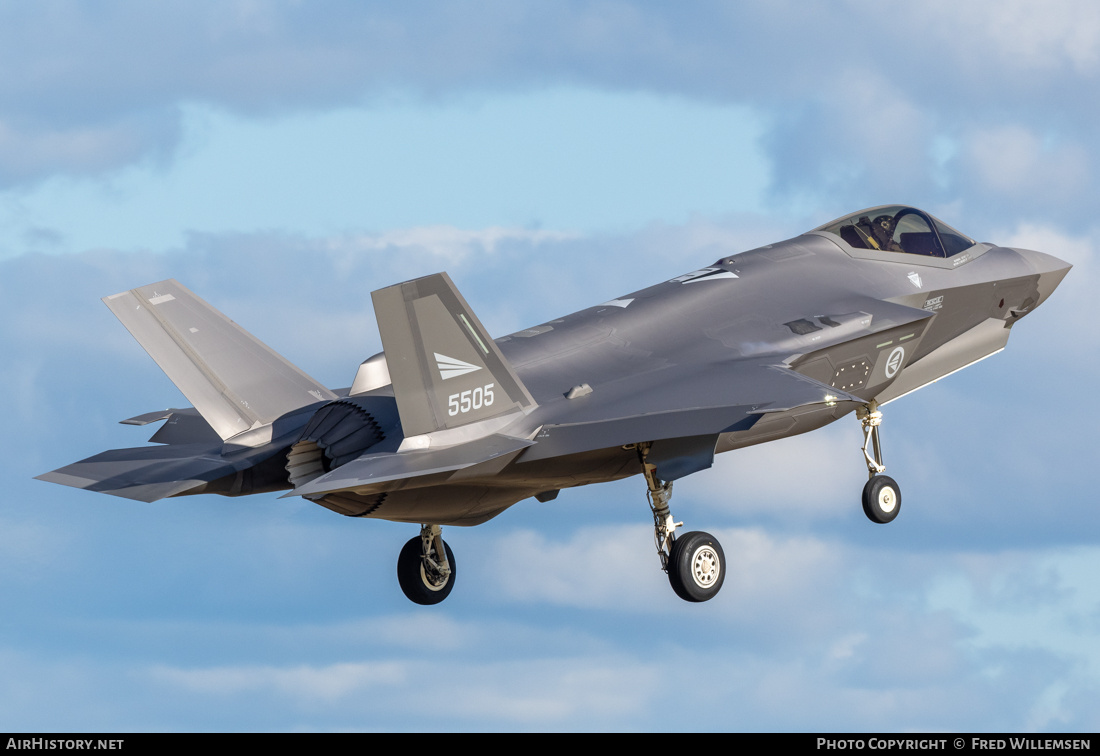 Aircraft Photo of 5505 | Lockheed Martin F-35A Lightning II | Norway - Air Force | AirHistory.net #733763