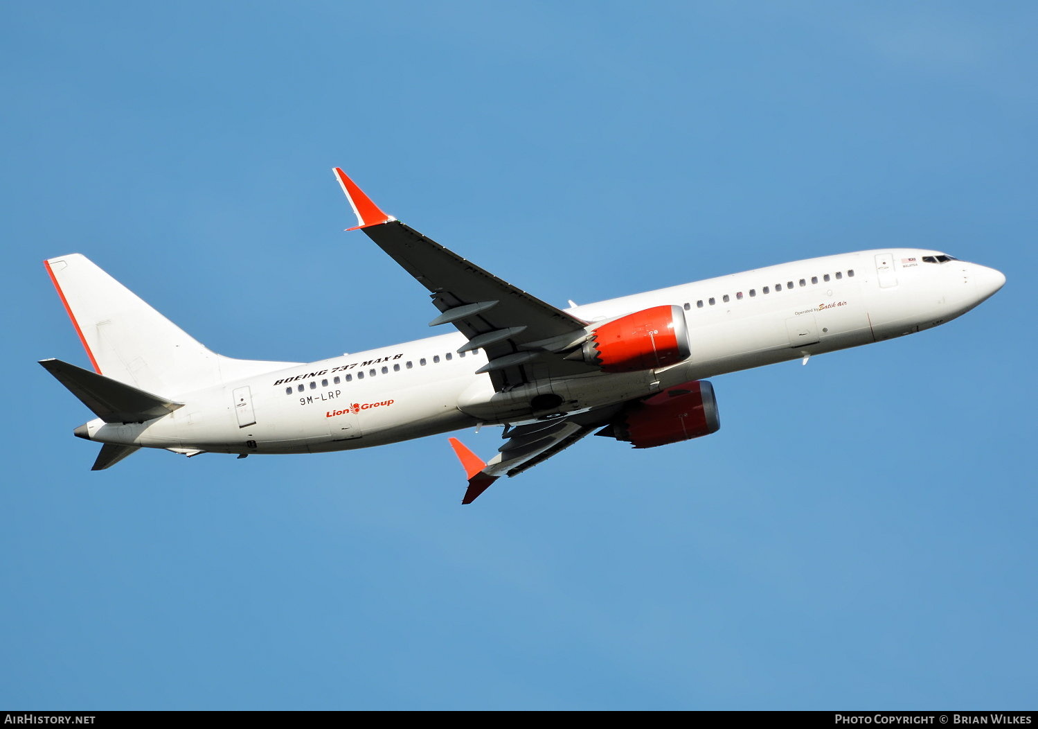 Aircraft Photo of 9M-LRP | Boeing 737-8 Max 8 | Batik Air Malaysia | AirHistory.net #733787