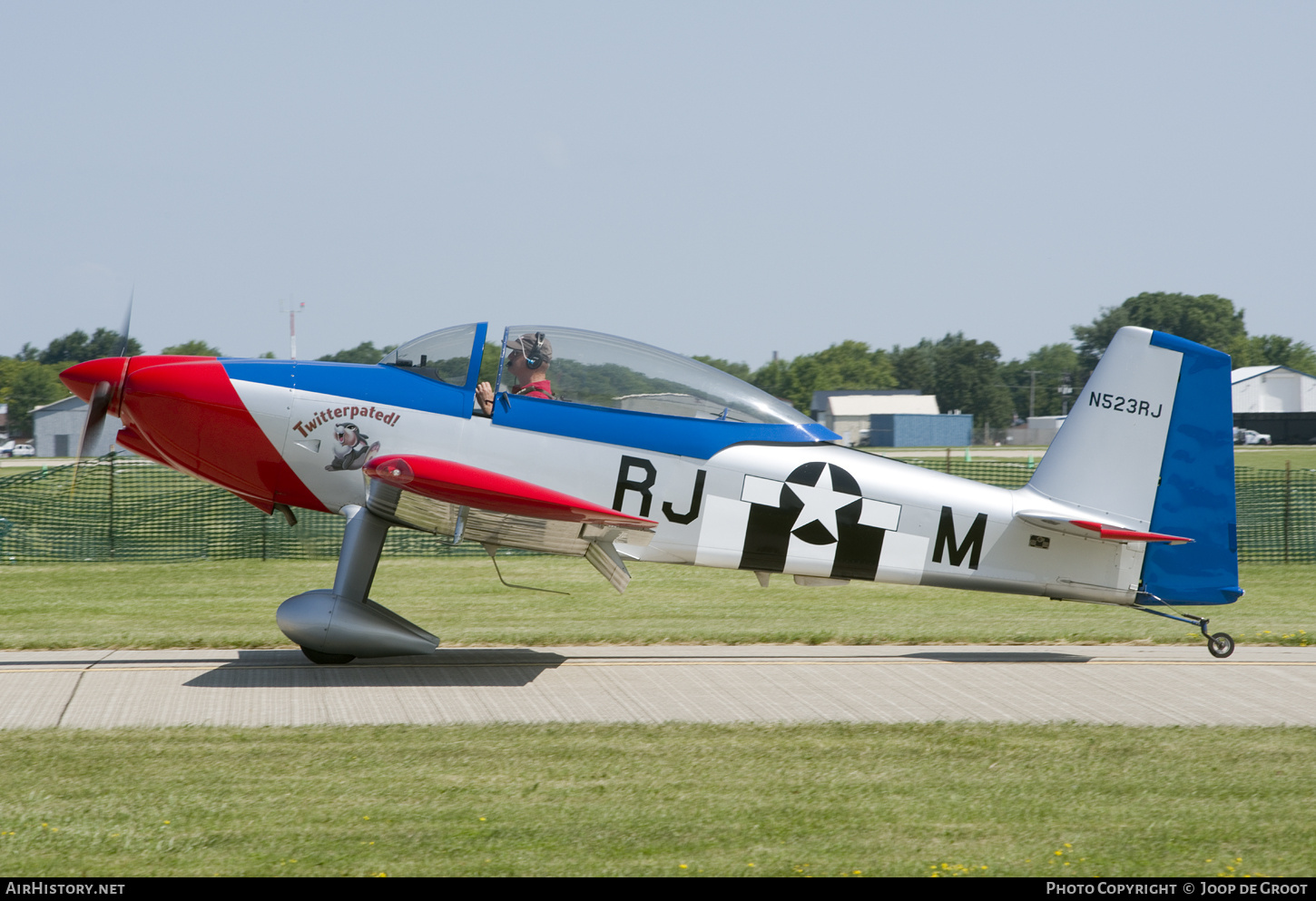 Aircraft Photo of N523RJ | Van's RV-8 | USA - Air Force | AirHistory.net #733811