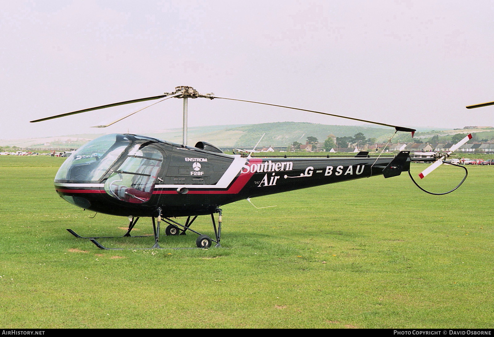 Aircraft Photo of G-BSAU | Enstrom F-28F Falcon | Southern Air | AirHistory.net #733851