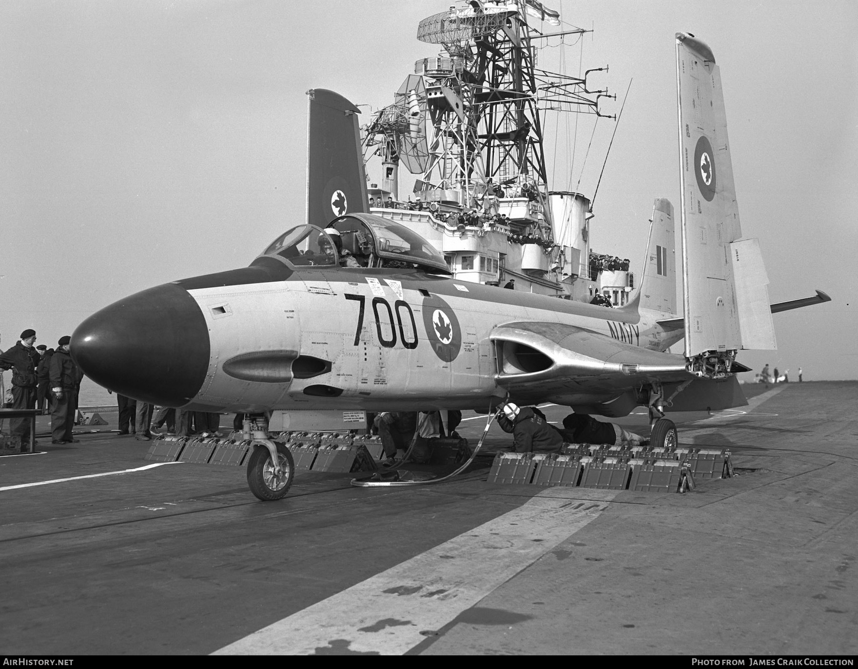 Aircraft Photo of 126381 / 700 | McDonnell F2H-3 Banshee | Canada - Navy | AirHistory.net #733858