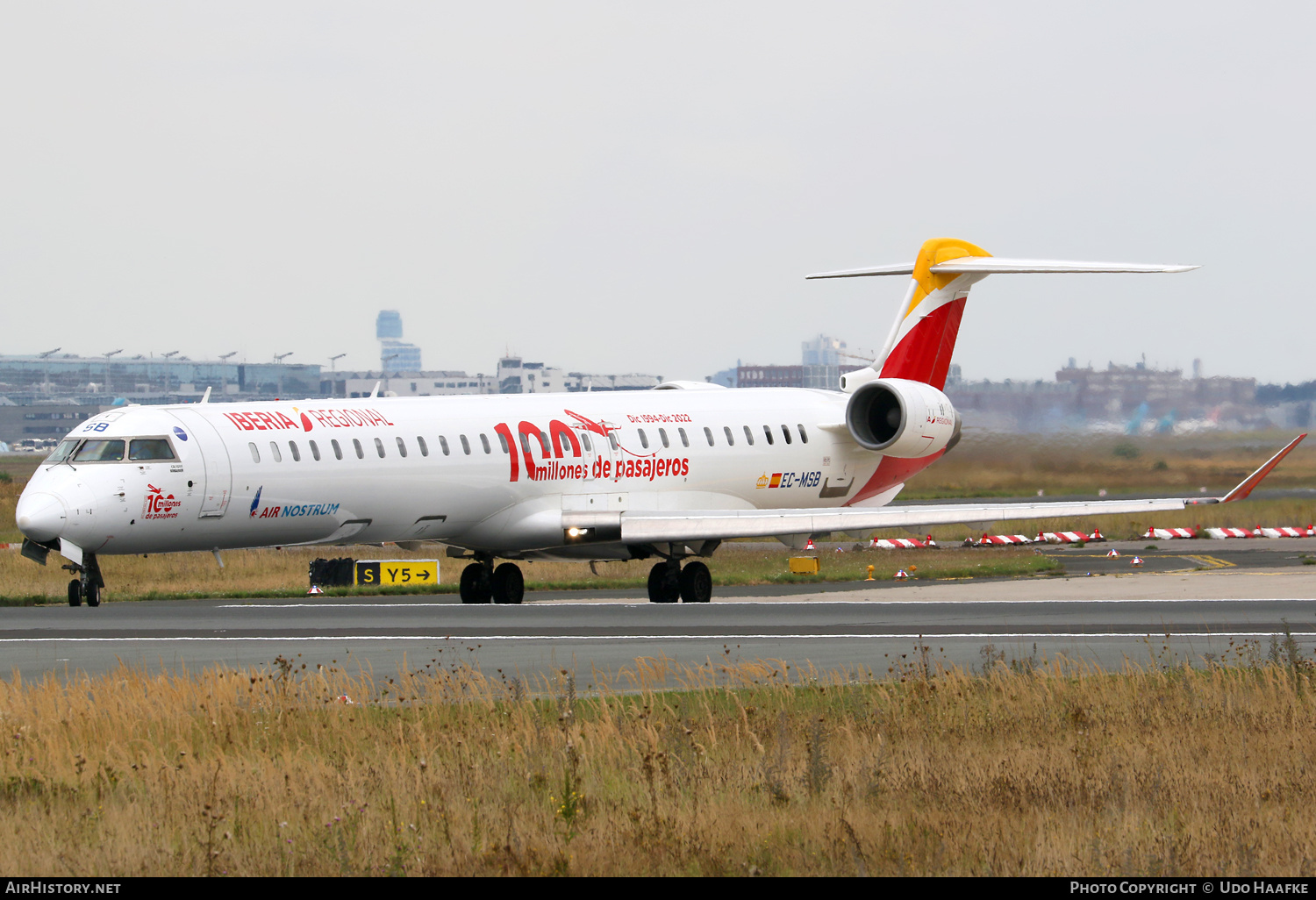 Aircraft Photo of EC-MSB | Bombardier CRJ-1000EL NG (CL-600-2E25) | Iberia Regional | AirHistory.net #733912