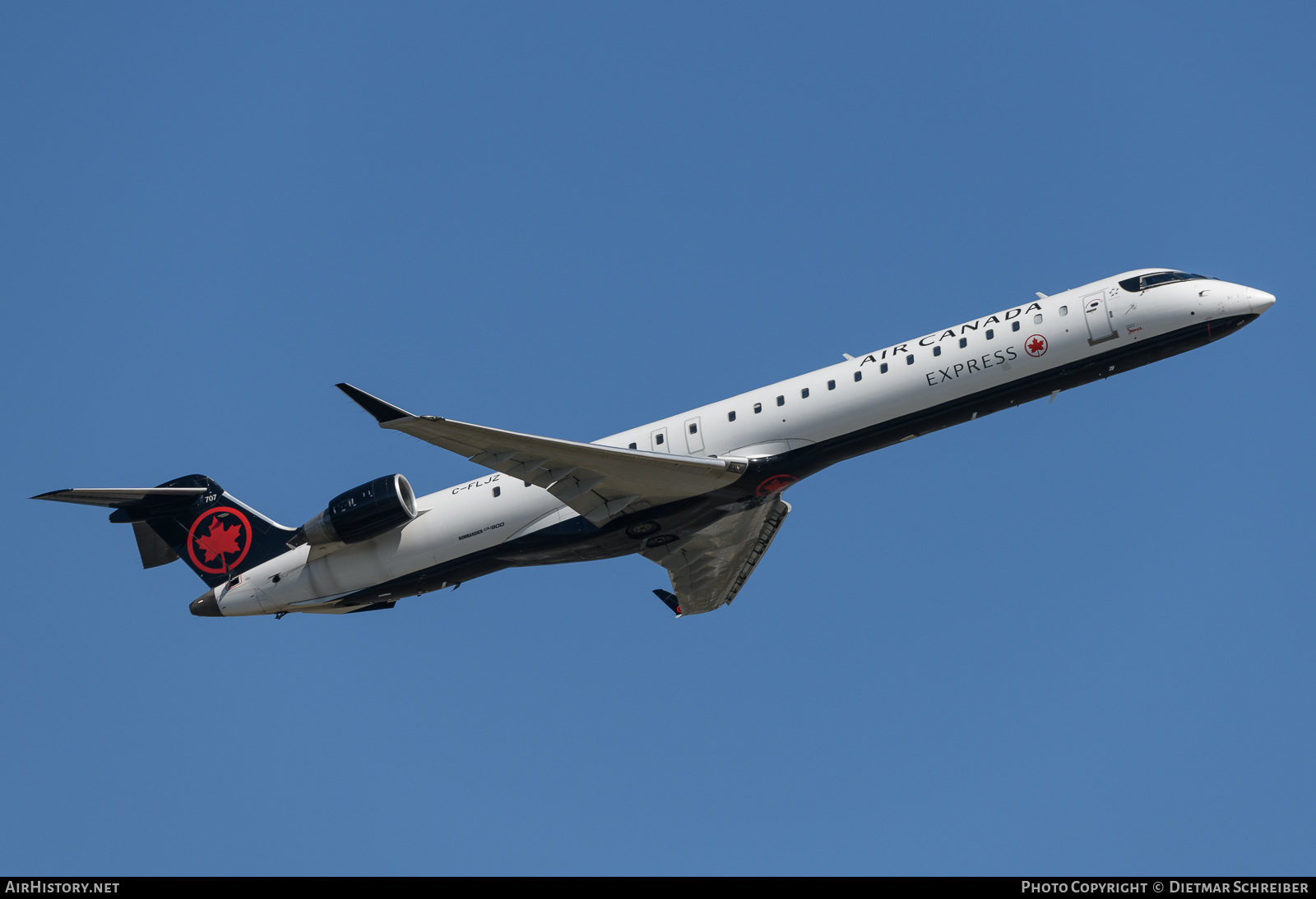 Aircraft Photo of C-FLJZ | Bombardier CRJ-900LR (CL-600-2D24) | Air Canada Express | AirHistory.net #733933