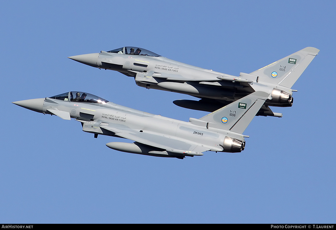 Aircraft Photo of 1006 / ZK065 | Eurofighter EF-2000 Typhoon | Saudi Arabia - Air Force | AirHistory.net #733992