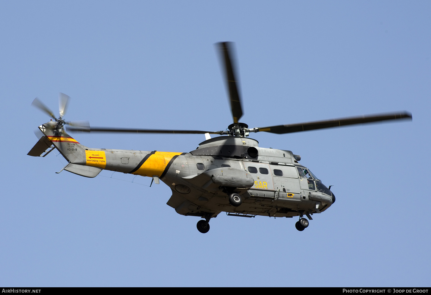Aircraft Photo of HD21-8 | Aerospatiale AS-332B Super Puma | Spain - Air Force | AirHistory.net #734007
