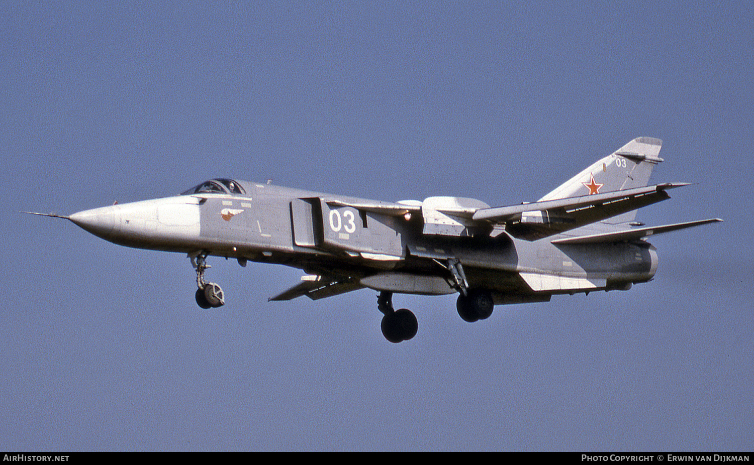 Aircraft Photo of 03 white | Sukhoi Su-24MR | Soviet Union - Air Force | AirHistory.net #734012