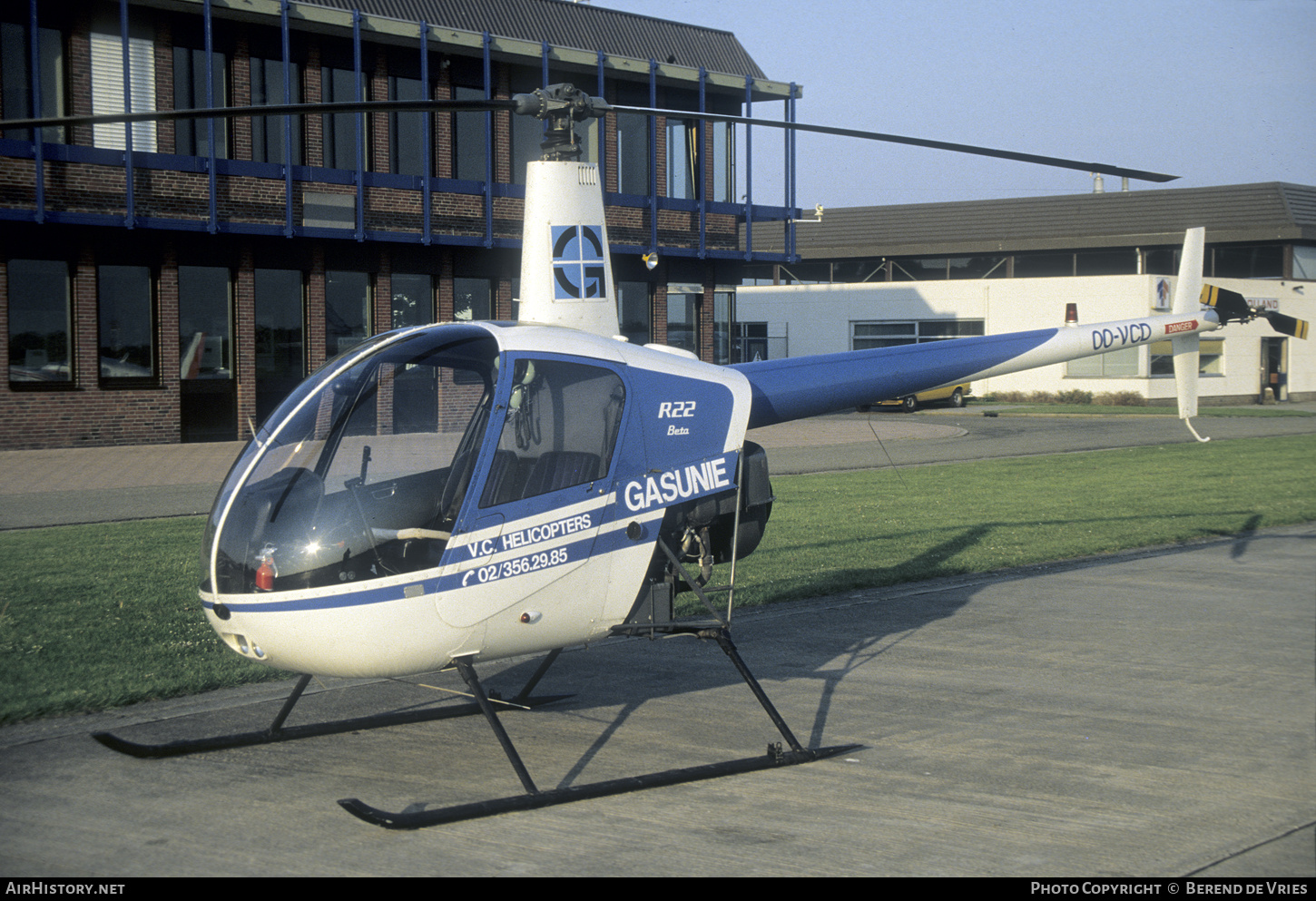 Aircraft Photo of OO-VCD | Robinson R-22 Beta | Gasunie | AirHistory.net #734025