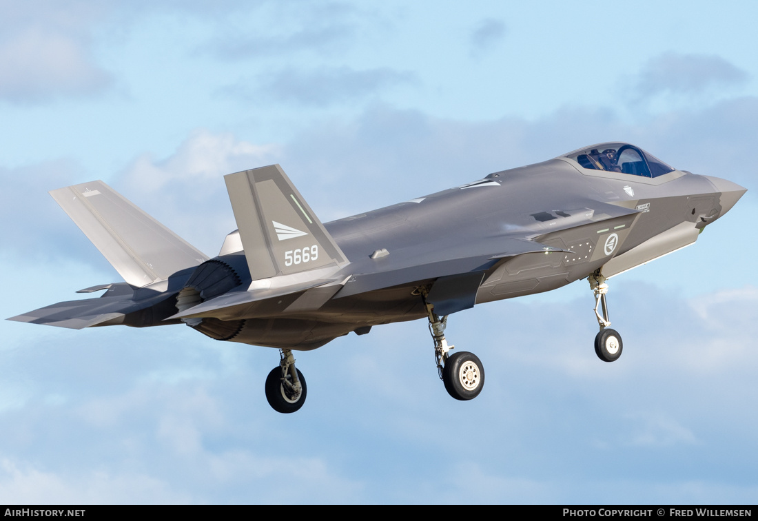 Aircraft Photo of 5669 | Lockheed Martin F-35A Lightning II | Norway - Air Force | AirHistory.net #734049