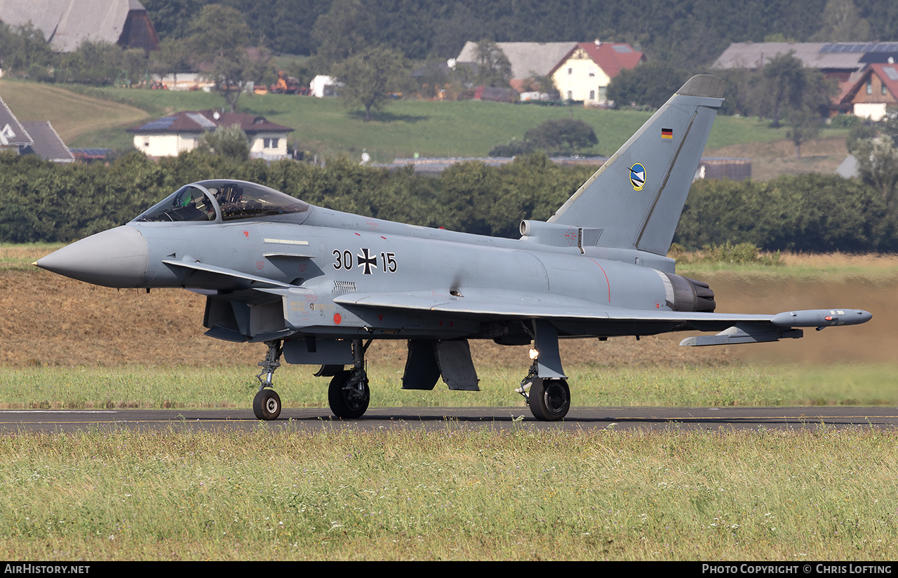 Aircraft Photo of 3015 | Eurofighter EF-2000 Typhoon S | Germany - Air Force | AirHistory.net #734060