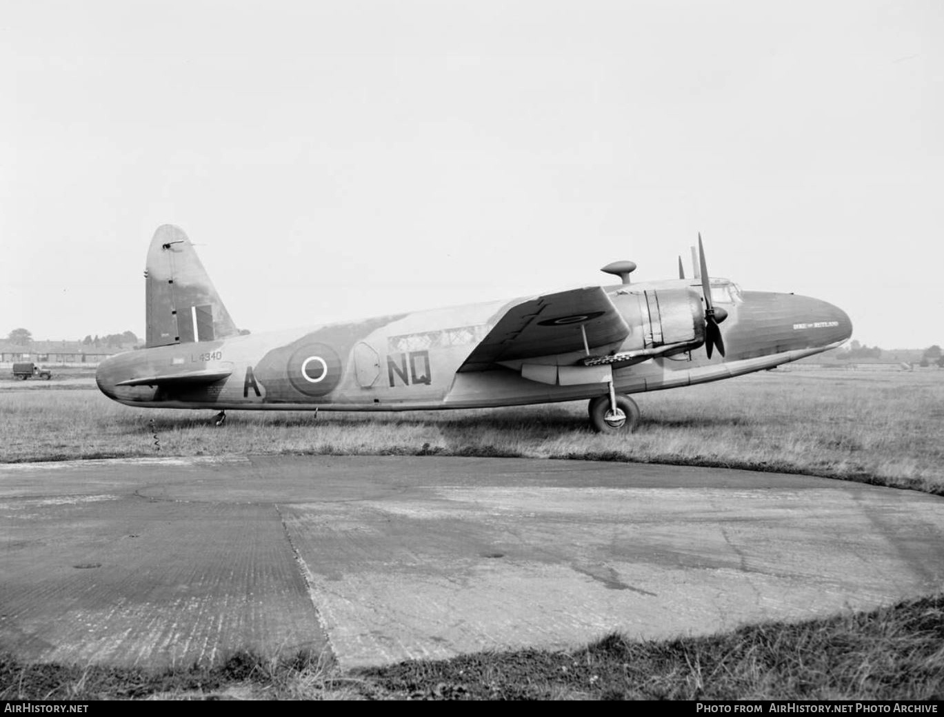Aircraft Photo of L4340 | Vickers Wellington C.1 | UK - Air Force | AirHistory.net #734064