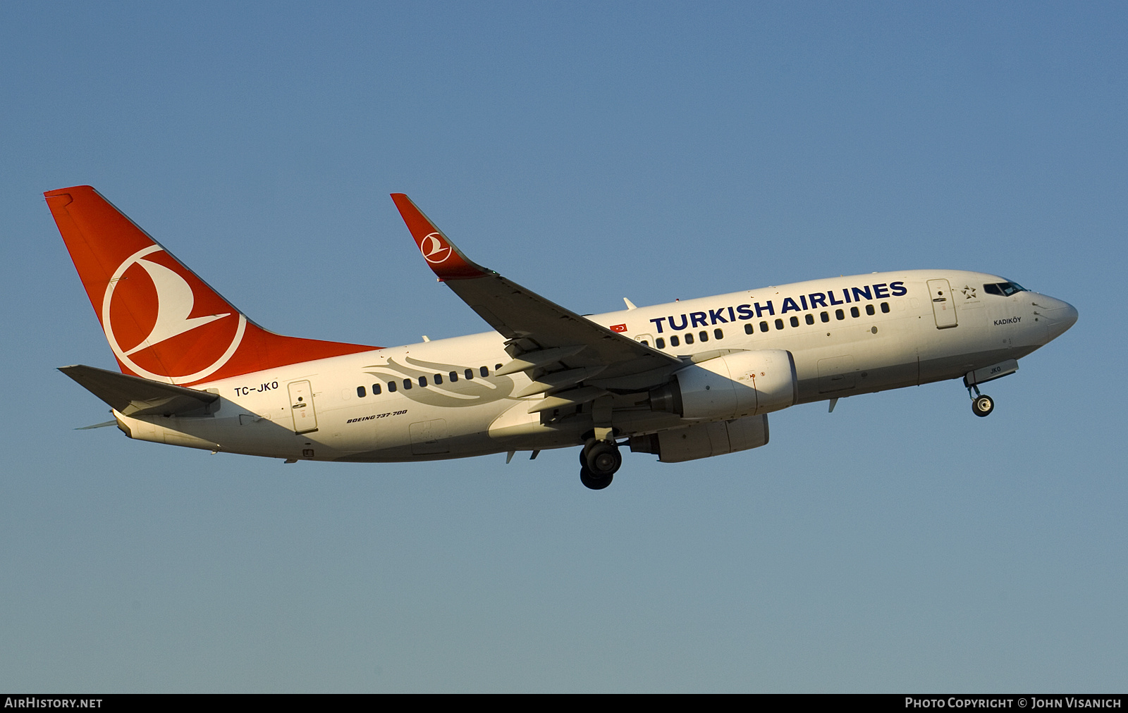 Aircraft Photo of TC-JKO | Boeing 737-752 | Turkish Airlines | AirHistory.net #734077