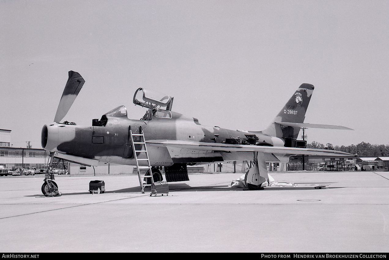 Aircraft Photo of 52-8837 / 0-28837 | Republic F-84F Thunderstreak | USA - Air Force | AirHistory.net #734083