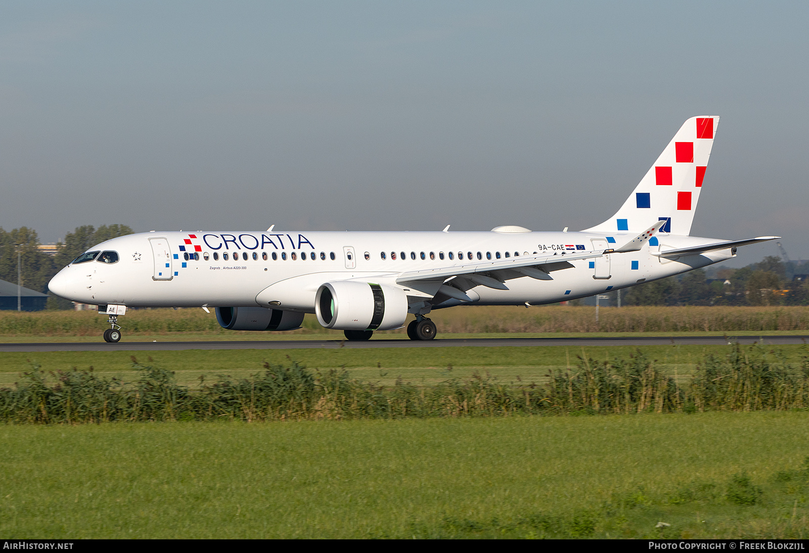 Aircraft Photo of 9A-CAE | Airbus A220-371 (BD-500-1A11) | Croatia Airlines | AirHistory.net #734105