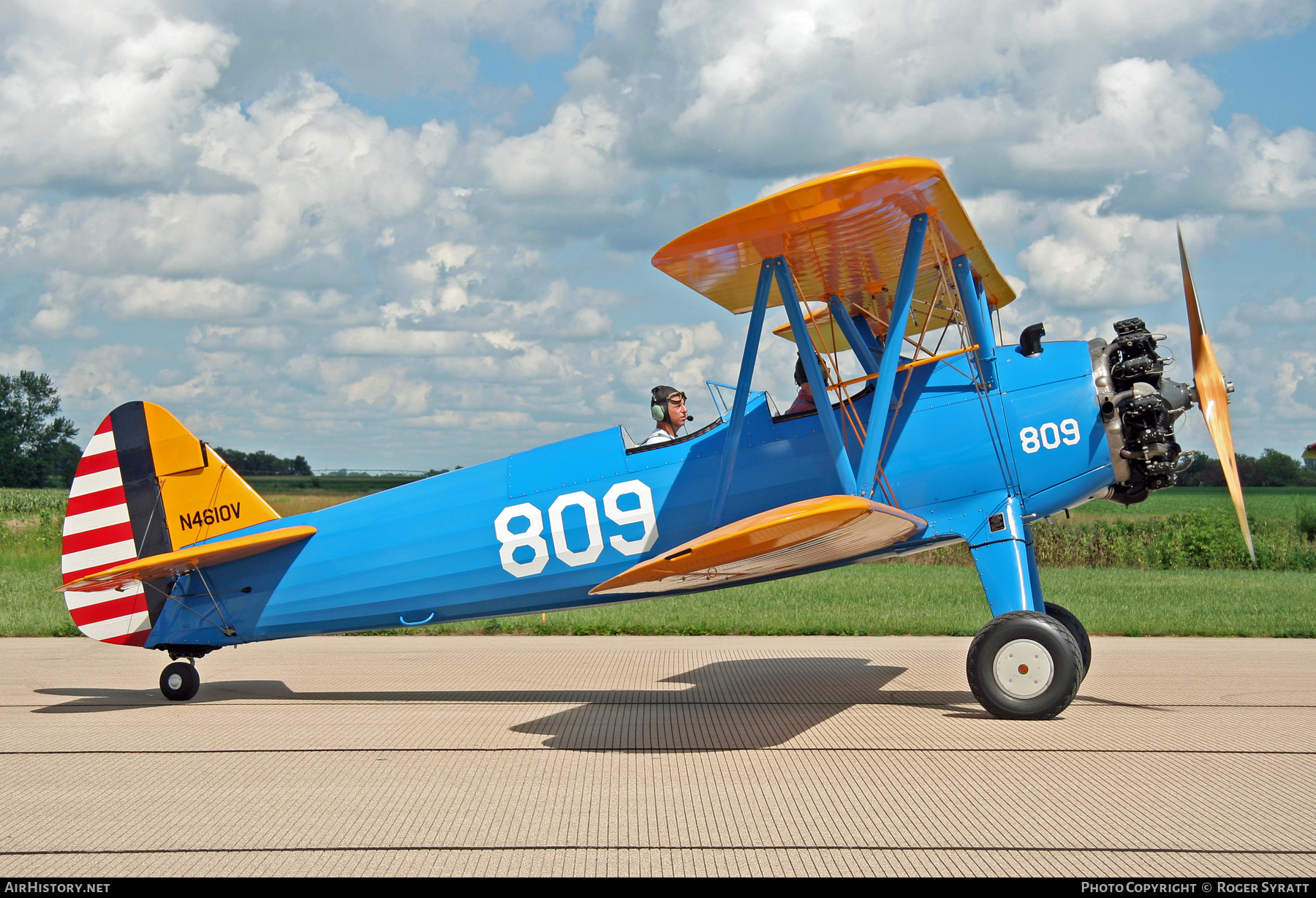 Aircraft Photo of N4610V | Stearman PT-17 Kaydet (A75N1) | USA - Air Force | AirHistory.net #734110