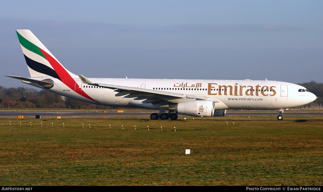 Aircraft Photo of A6-EKX | Airbus A330-243 | Emirates | AirHistory.net #734201