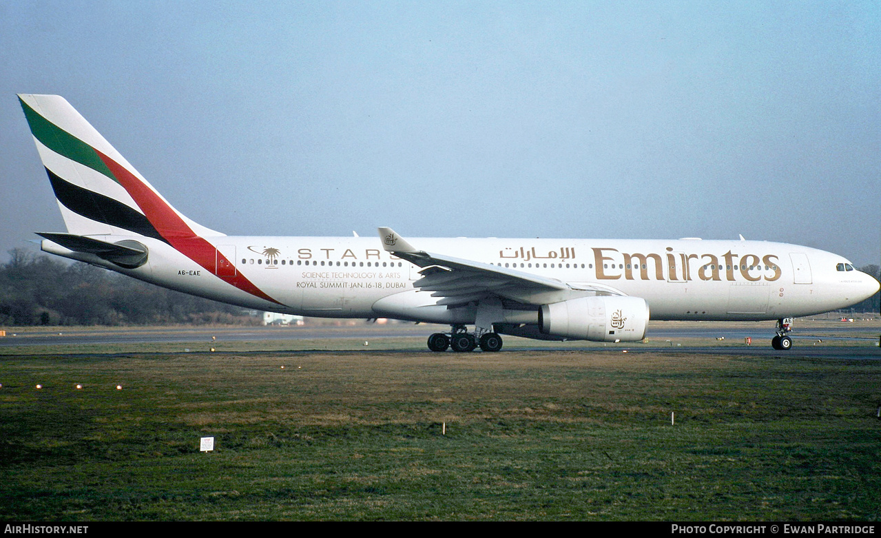 Aircraft Photo of A6-EAE | Airbus A330-243 | Emirates | AirHistory.net #734231