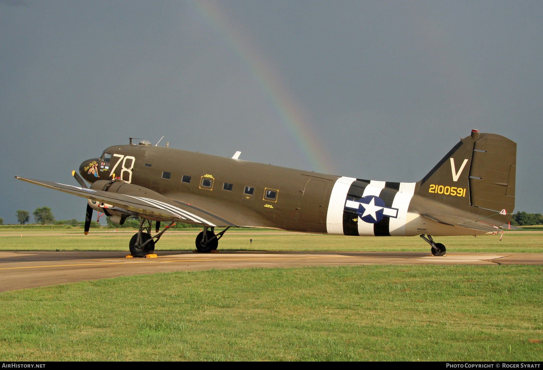 Aircraft Photo of N3239T / 2100591 | Douglas C-47A Skytrain | USA - Air Force | AirHistory.net #734237