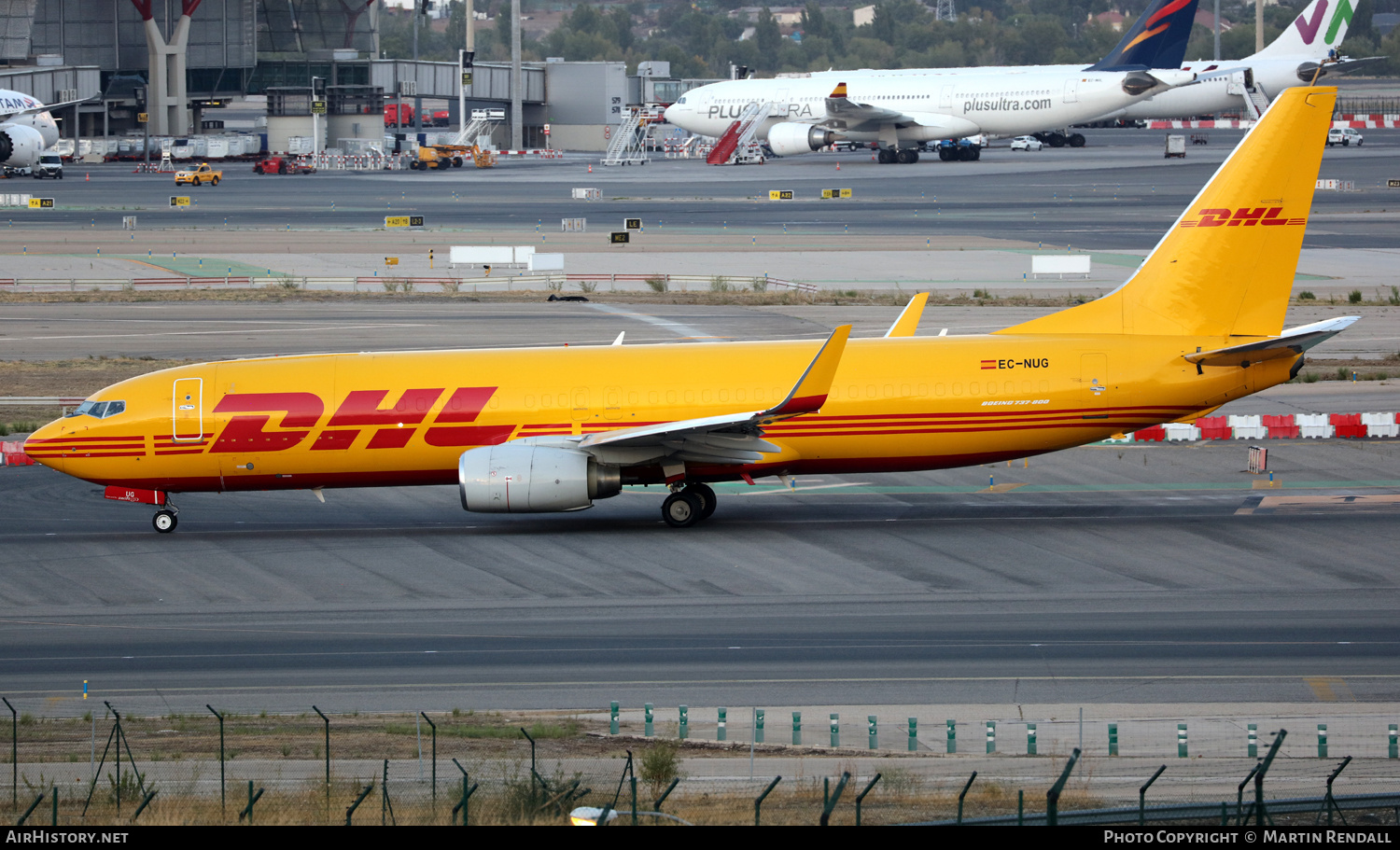 Aircraft Photo of EC-NUG | Boeing 737-883(BDSF) | DHL International | AirHistory.net #734270