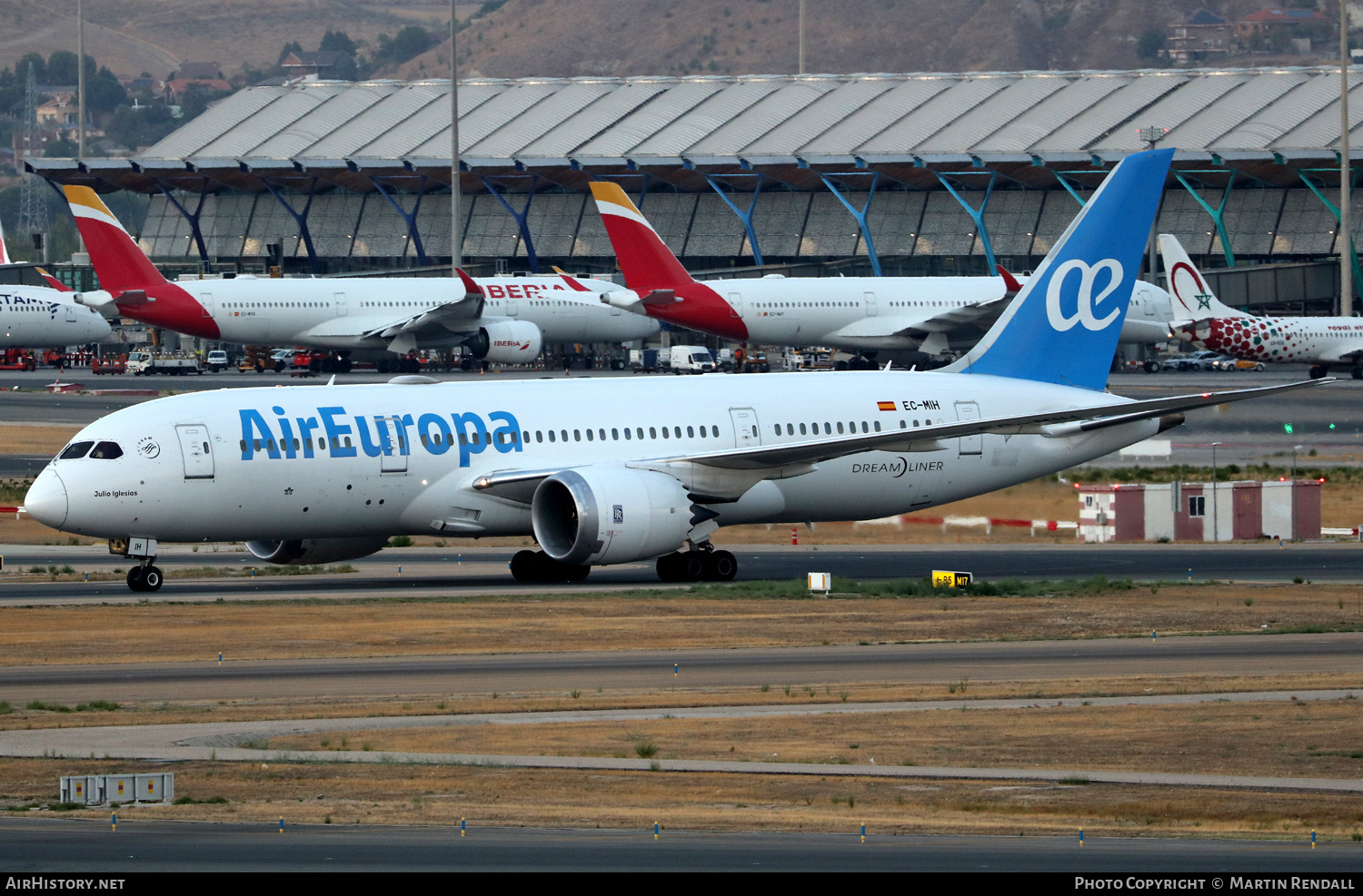Aircraft Photo of EC-MIH | Boeing 787-8 Dreamliner | Air Europa | AirHistory.net #734275
