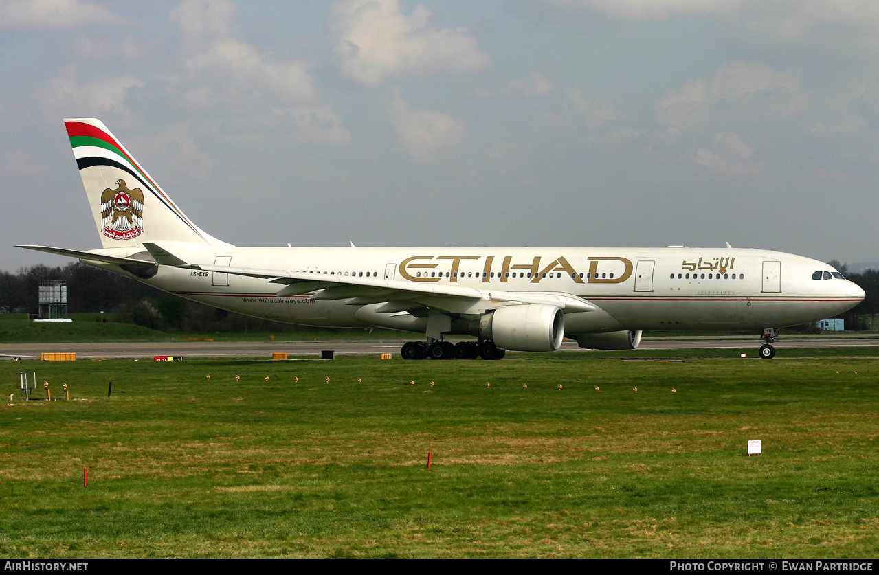 Aircraft Photo of A6-EYB | Airbus A330-223 | Etihad Airways | AirHistory.net #734280