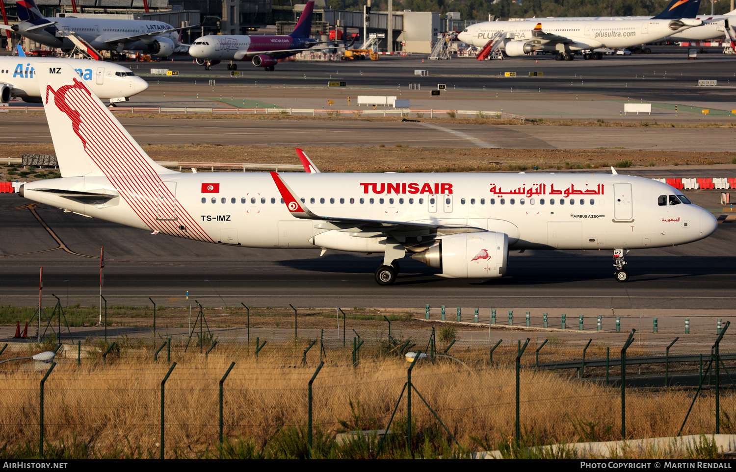 Aircraft Photo of TS-IMZ | Airbus A320-251N | Tunisair | AirHistory.net #734295