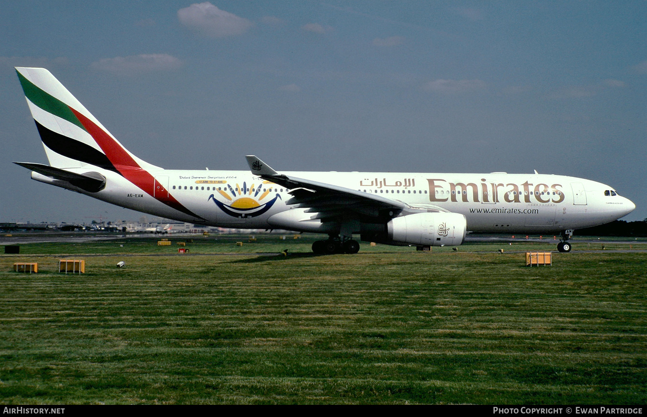 Aircraft Photo of A6-EAM | Airbus A330-243 | Emirates | AirHistory.net #734318