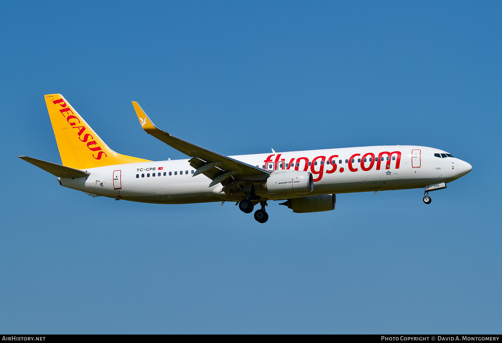 Aircraft Photo of TC-CPB | Boeing 737-82R | Pegasus Airlines | AirHistory.net #734348