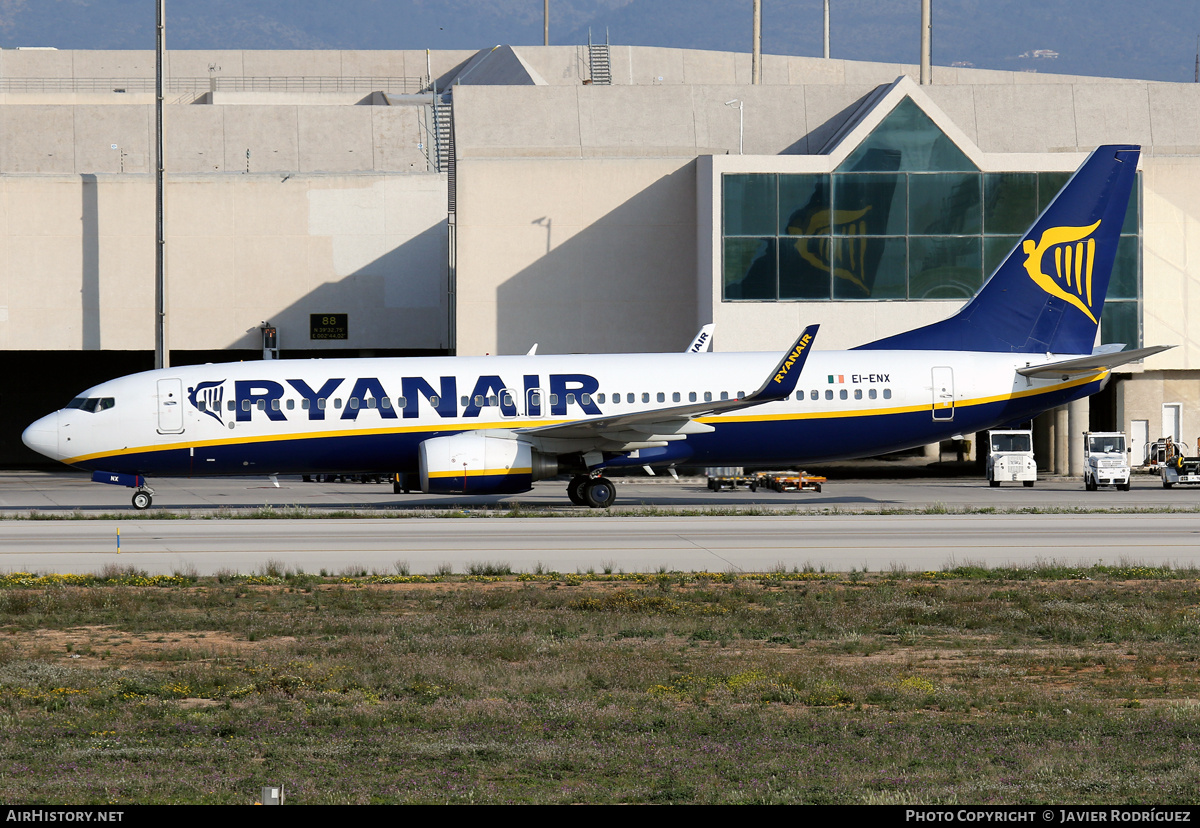 Aircraft Photo of EI-ENX | Boeing 737-8AS | Ryanair | AirHistory.net #734356