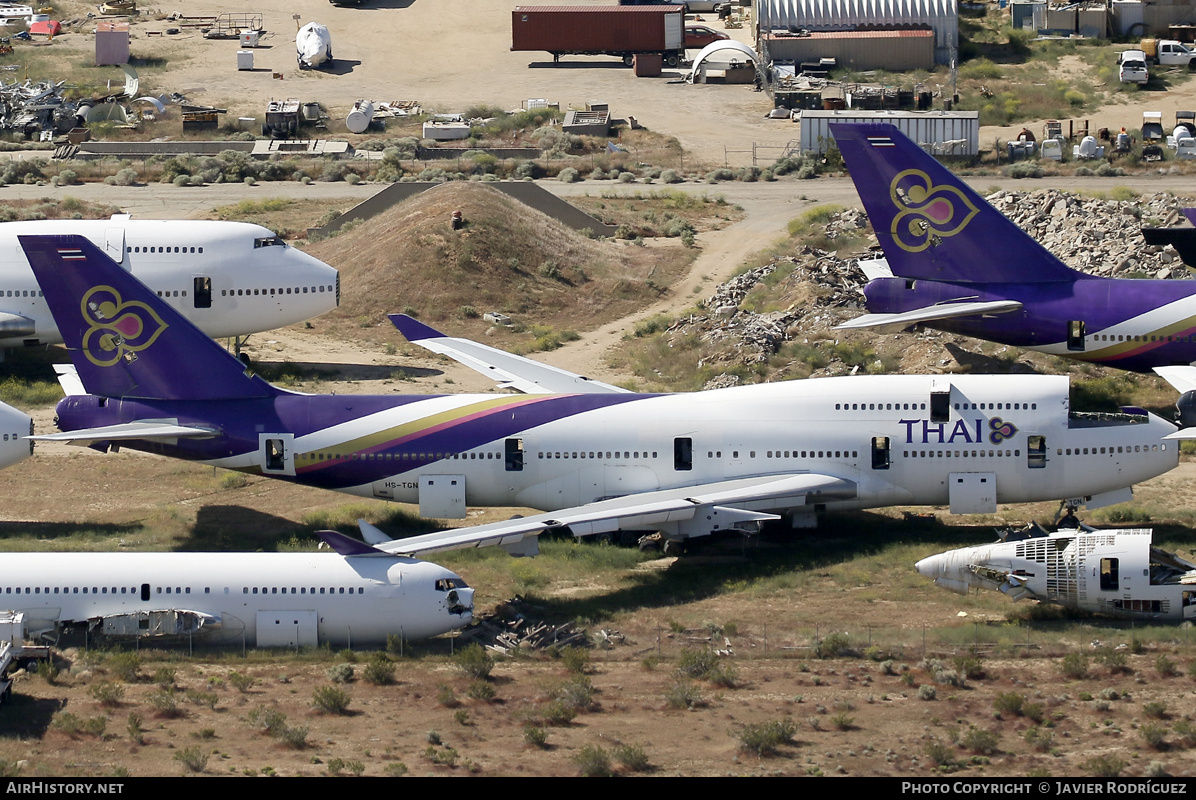 Aircraft Photo of HS-TGN | Boeing 747-4D7 | Thai Airways International | AirHistory.net #734358