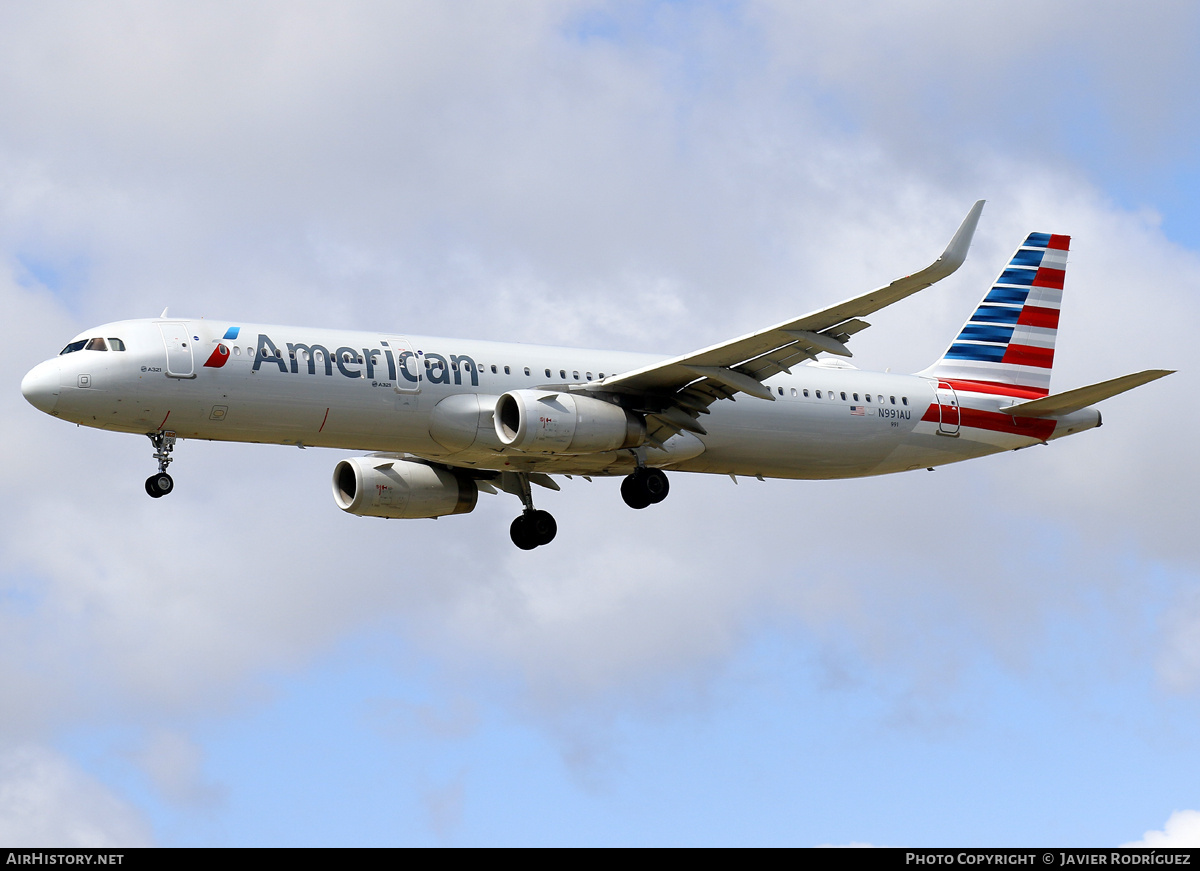 Aircraft Photo of N991AU | Airbus A321-231 | American Airlines | AirHistory.net #734374