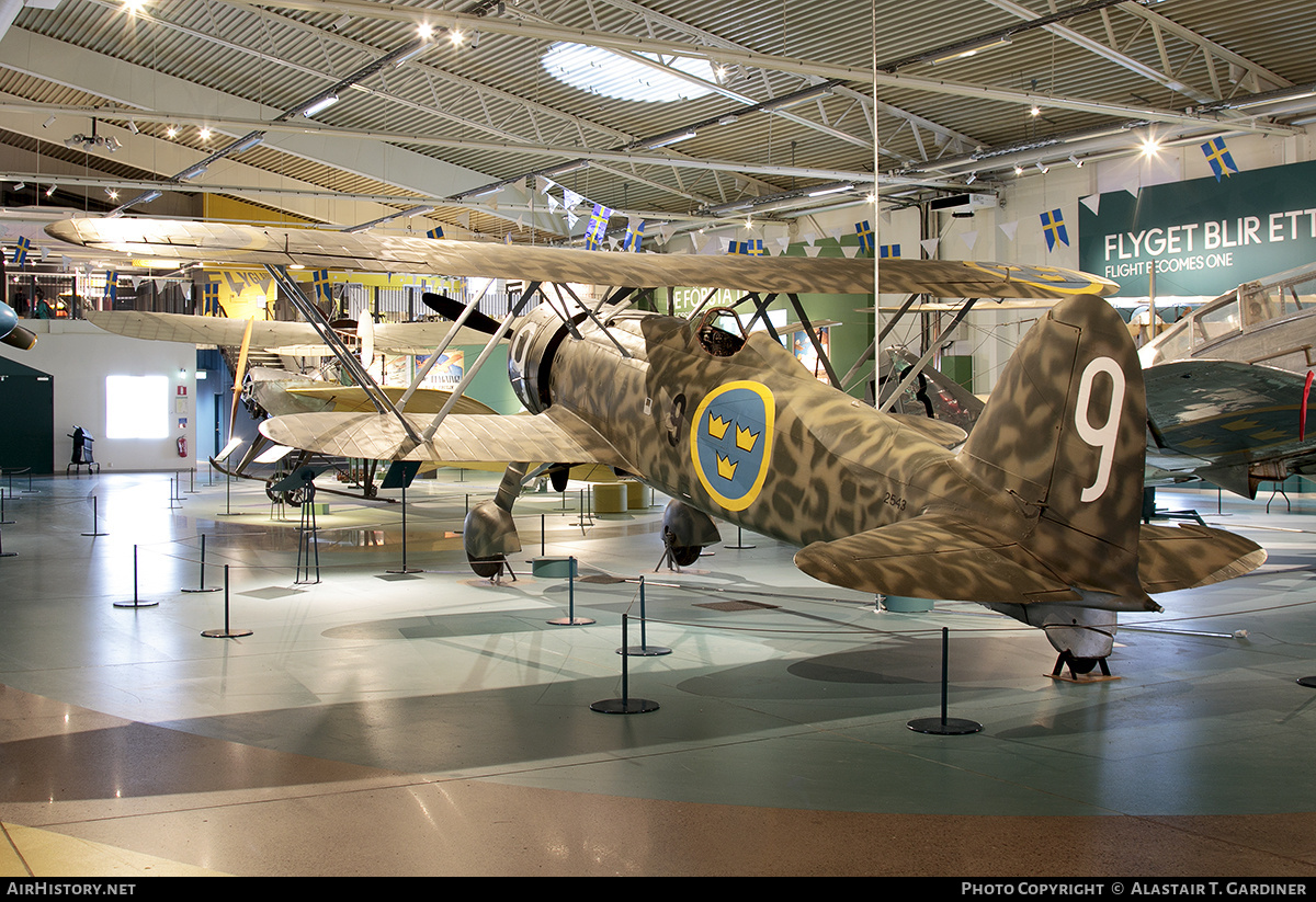 Aircraft Photo of 2543 | Fiat J11 Falco (CR-42) | Sweden - Air Force | AirHistory.net #734380