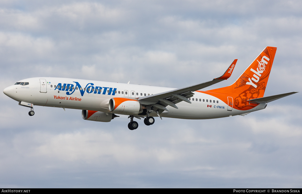 Aircraft Photo of C-FNYA | Boeing 737-8AL | Air North | AirHistory.net #734467