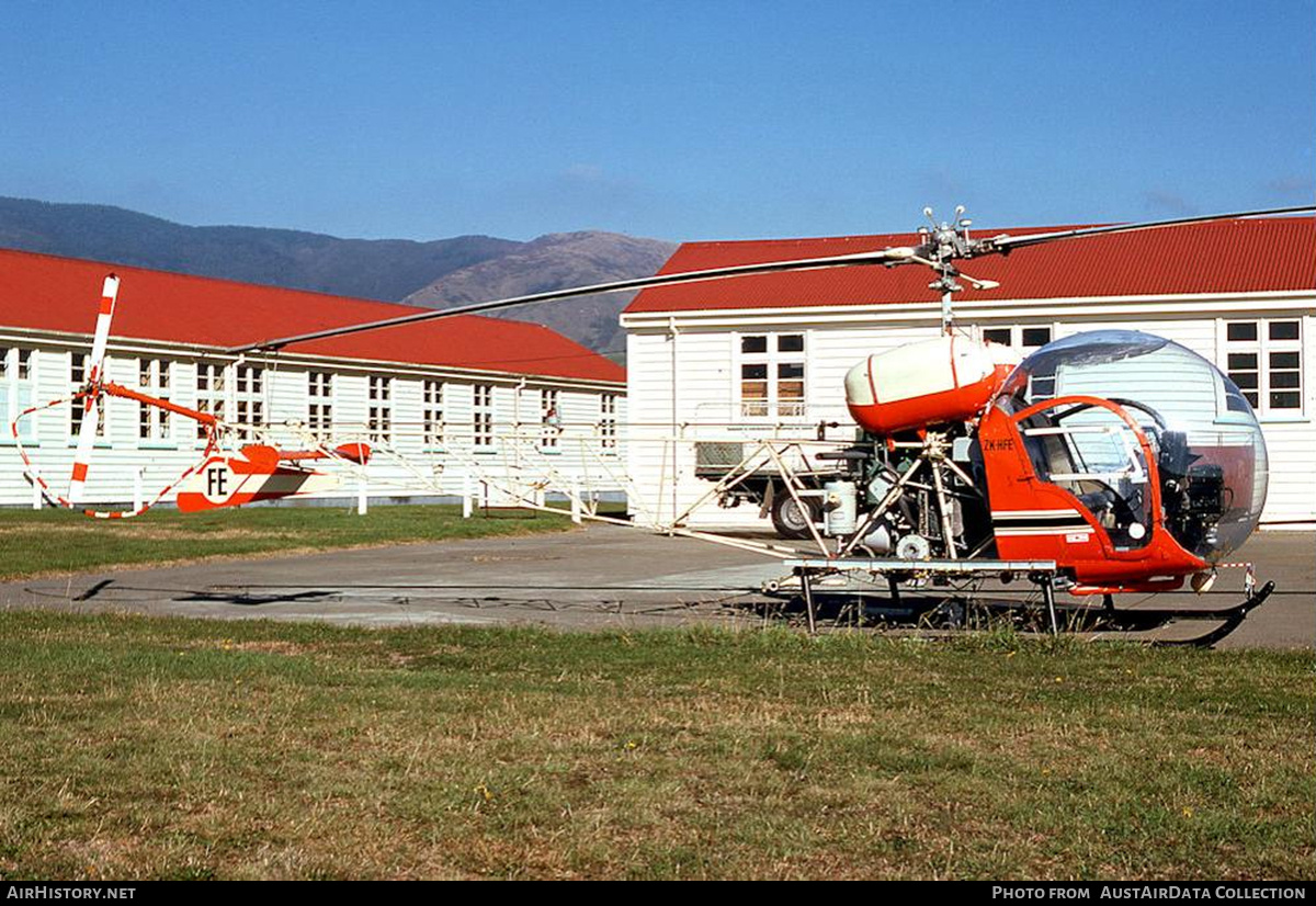 Aircraft Photo of ZK-HFE / FE | Bell 47G-4A | AirHistory.net #734474