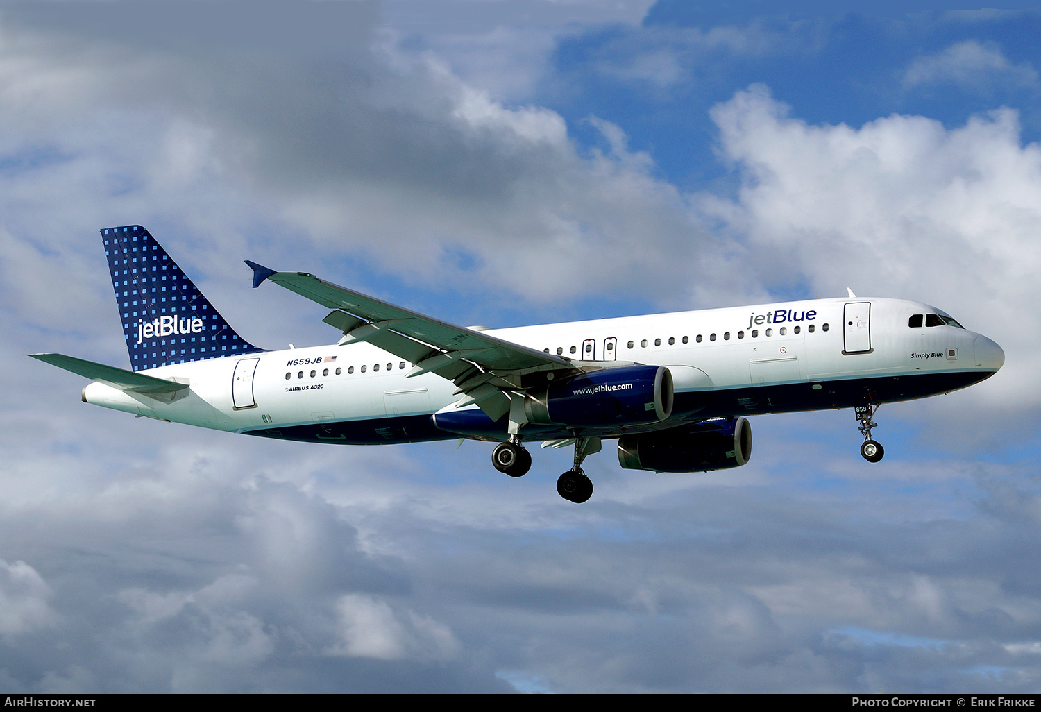 Aircraft Photo of N659JB | Airbus A320-232 | JetBlue Airways | AirHistory.net #734477