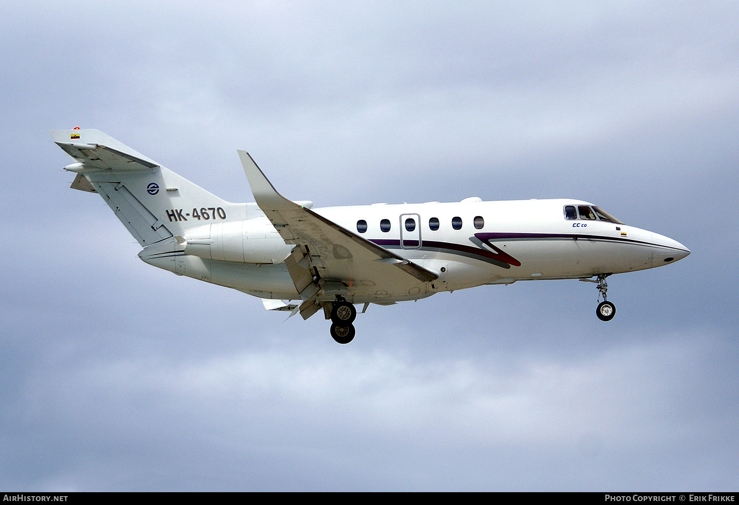 Aircraft Photo of HK-4670 | Raytheon Hawker 800XP | AirHistory.net #734484