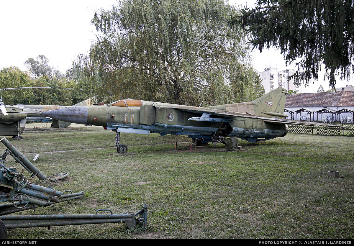 Aircraft Photo of 11 | Mikoyan-Gurevich MiG-23MF | Hungary - Air Force | AirHistory.net #734493