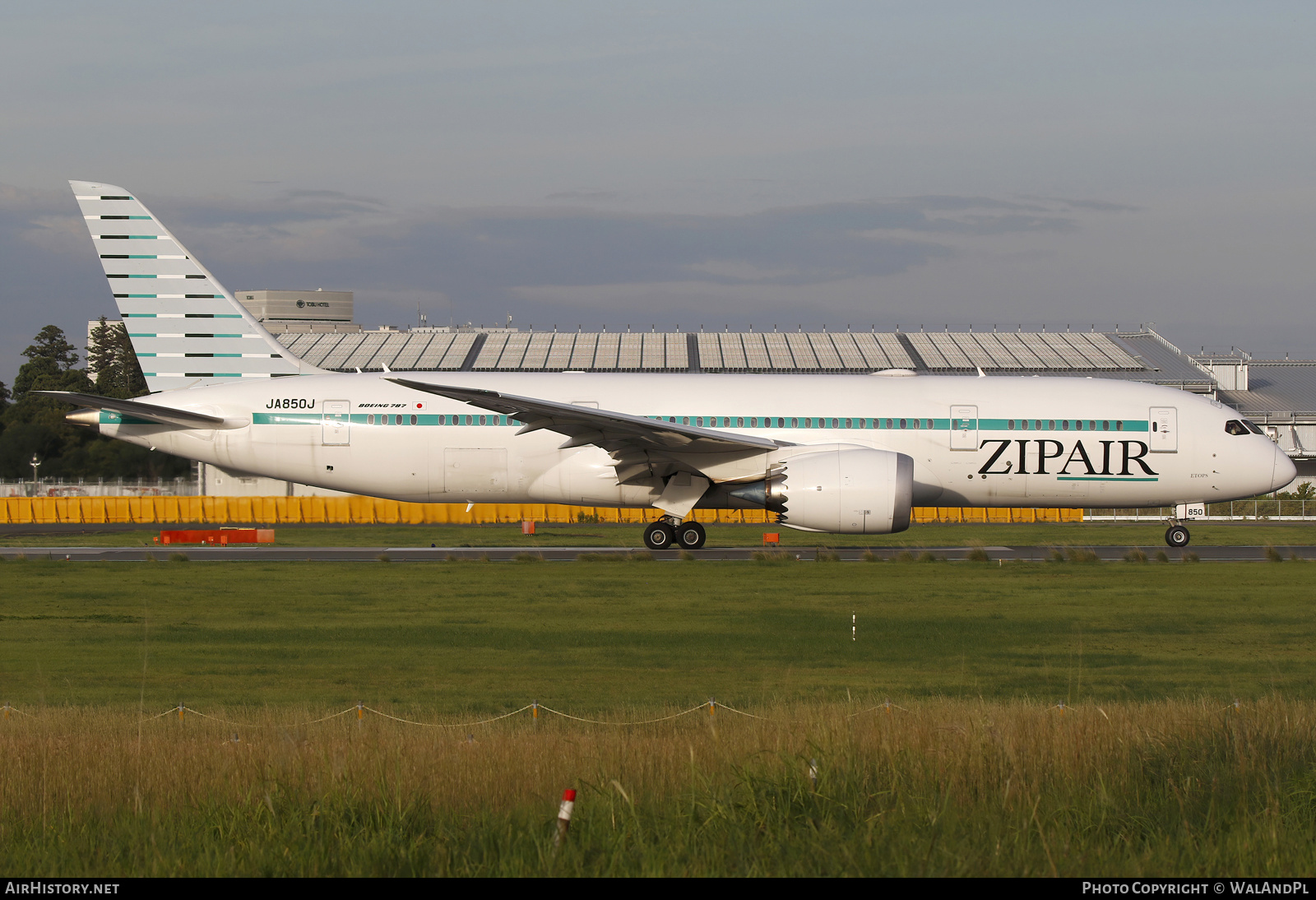 Aircraft Photo of JA850J | Boeing 787-8 Dreamliner | ZipAir | AirHistory.net #734513