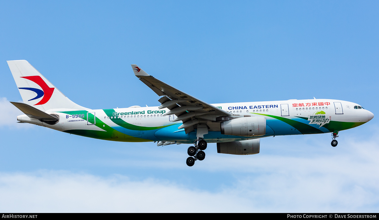 Aircraft Photo of B-5902 | Airbus A330-243 | China Eastern Airlines | AirHistory.net #734515
