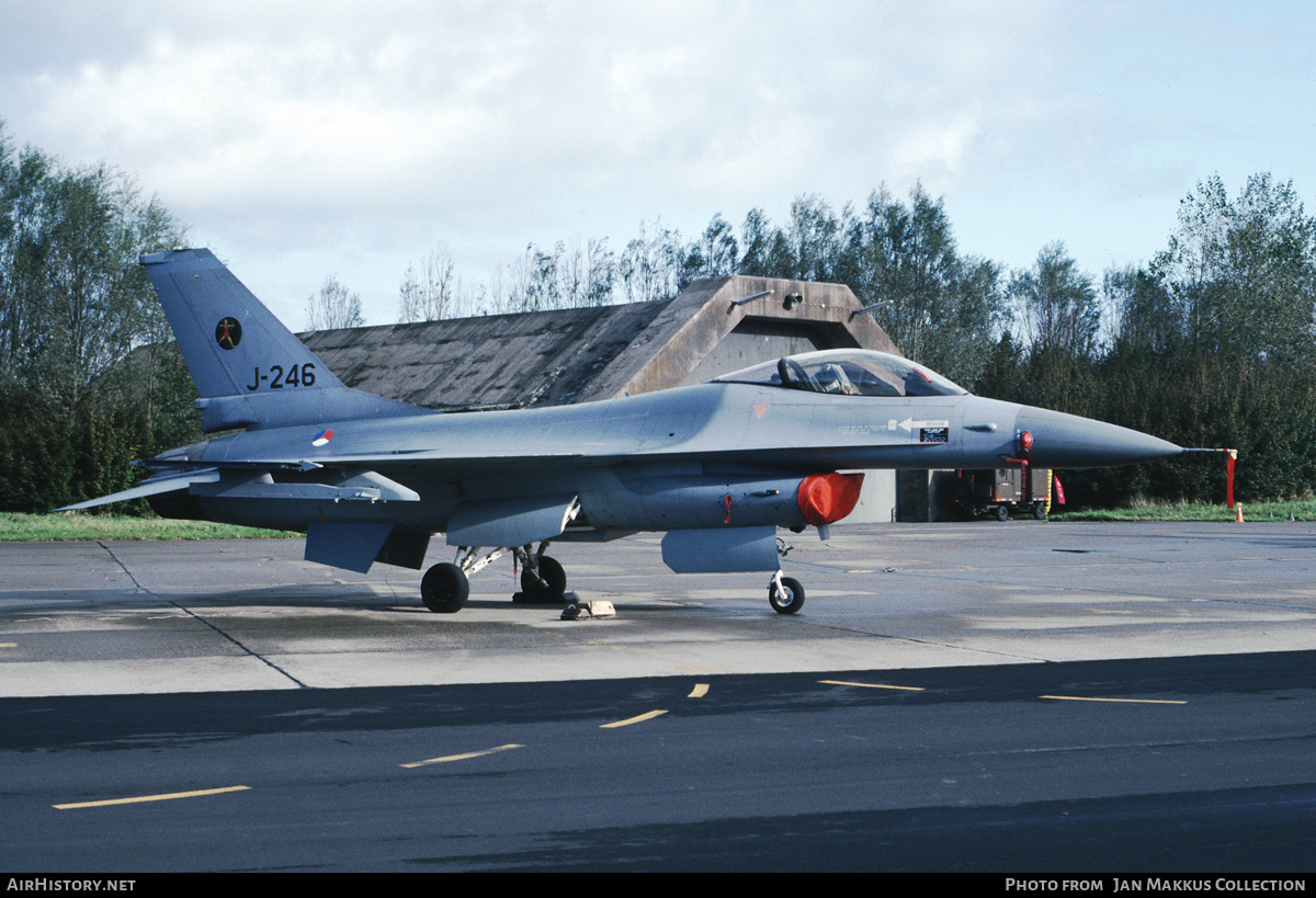 Aircraft Photo of J-246 | General Dynamics F-16A Fighting Falcon | Netherlands - Air Force | AirHistory.net #734525