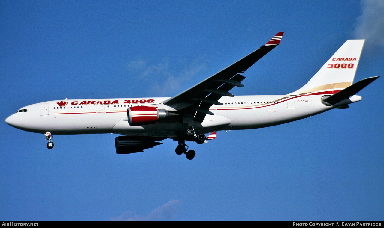 Aircraft Photo of C-GGWC | Airbus A330-202 | Canada 3000 | AirHistory.net #734539