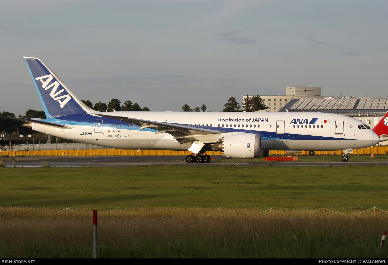 Aircraft Photo of JA828A | Boeing 787-8 Dreamliner | All Nippon Airways - ANA | AirHistory.net #734561