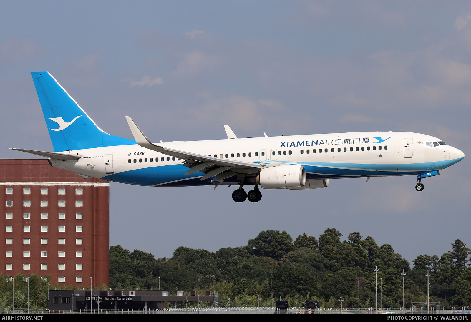 Aircraft Photo of B-6486 | Boeing 737-85C | Xiamen Airlines | AirHistory.net #734573
