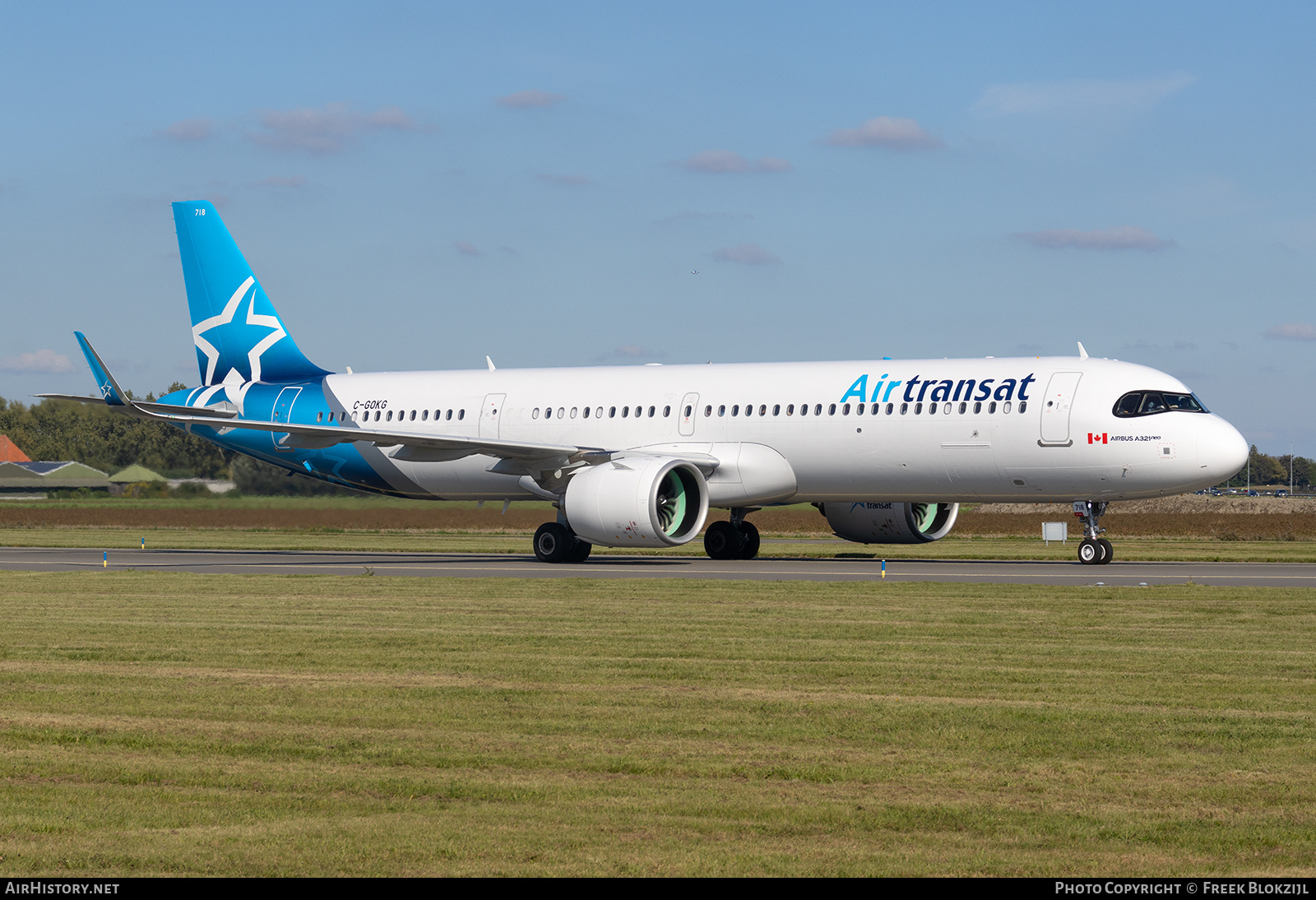 Aircraft Photo of C-GOKG | Airbus A321-271NX | Air Transat | AirHistory.net #734582