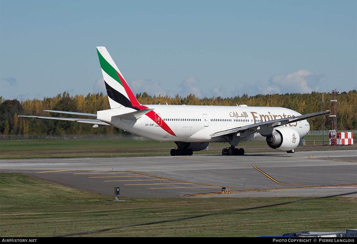 Aircraft Photo of A6-EWF | Boeing 777-21H/LR | Emirates | AirHistory.net #734586