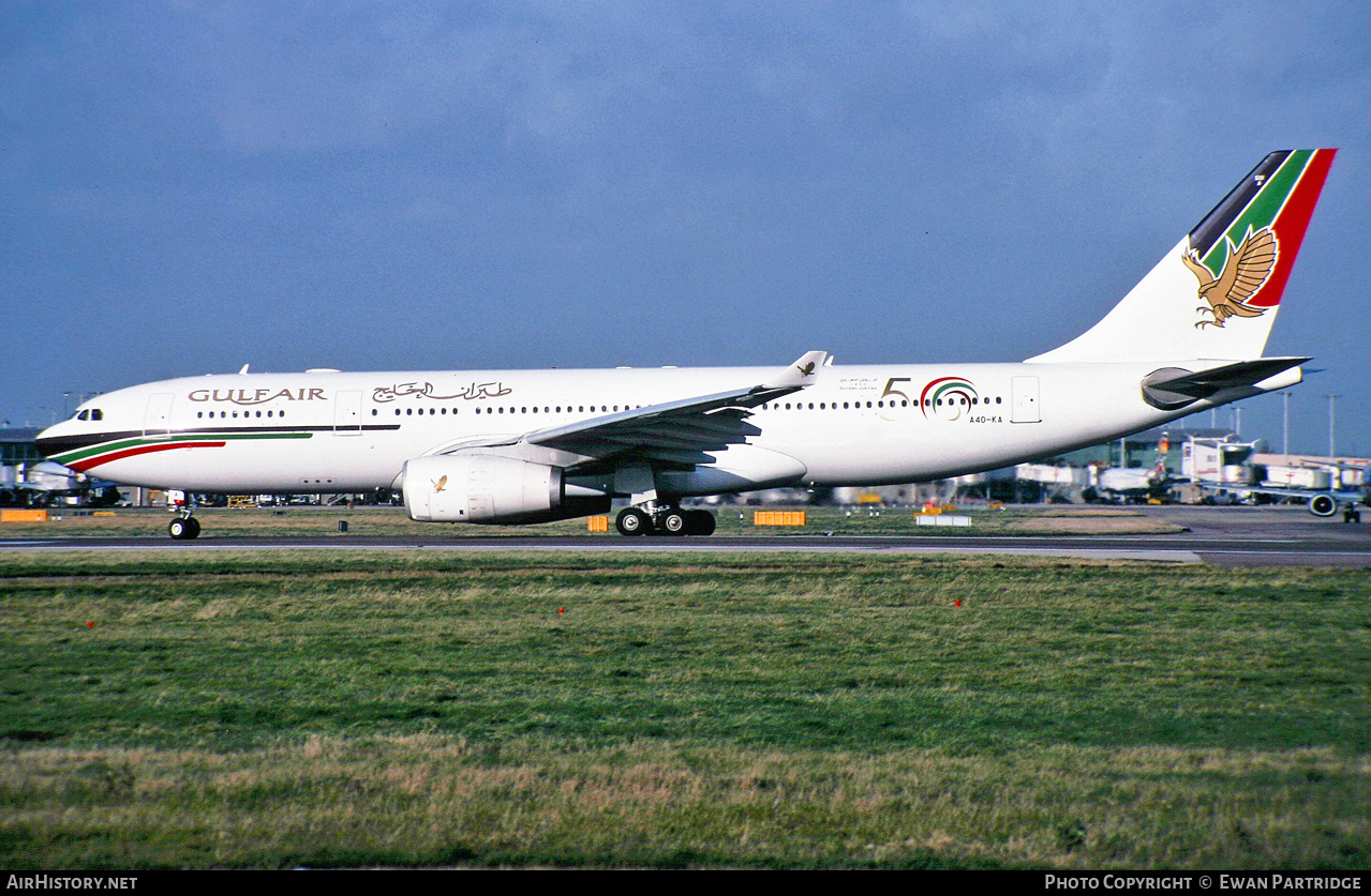 Aircraft Photo of A4O-KA | Airbus A330-243 | Gulf Air | AirHistory.net #734588