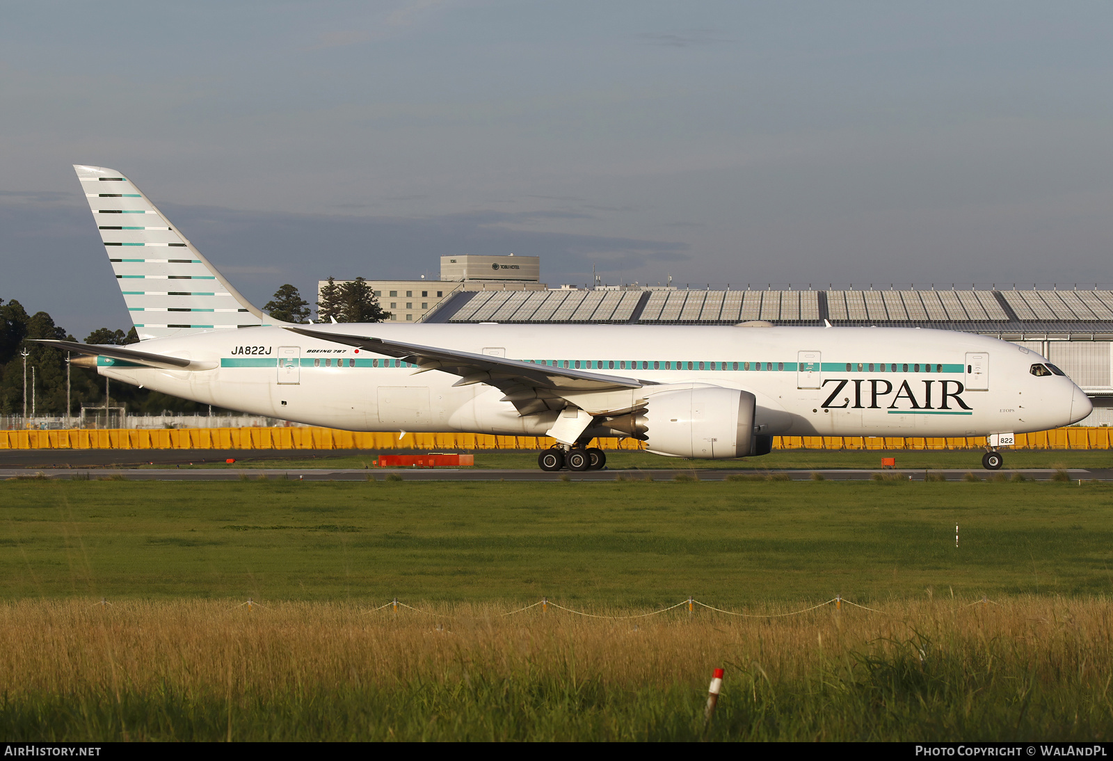 Aircraft Photo of JA822J | Boeing 787-8 Dreamliner | ZipAir | AirHistory.net #734598