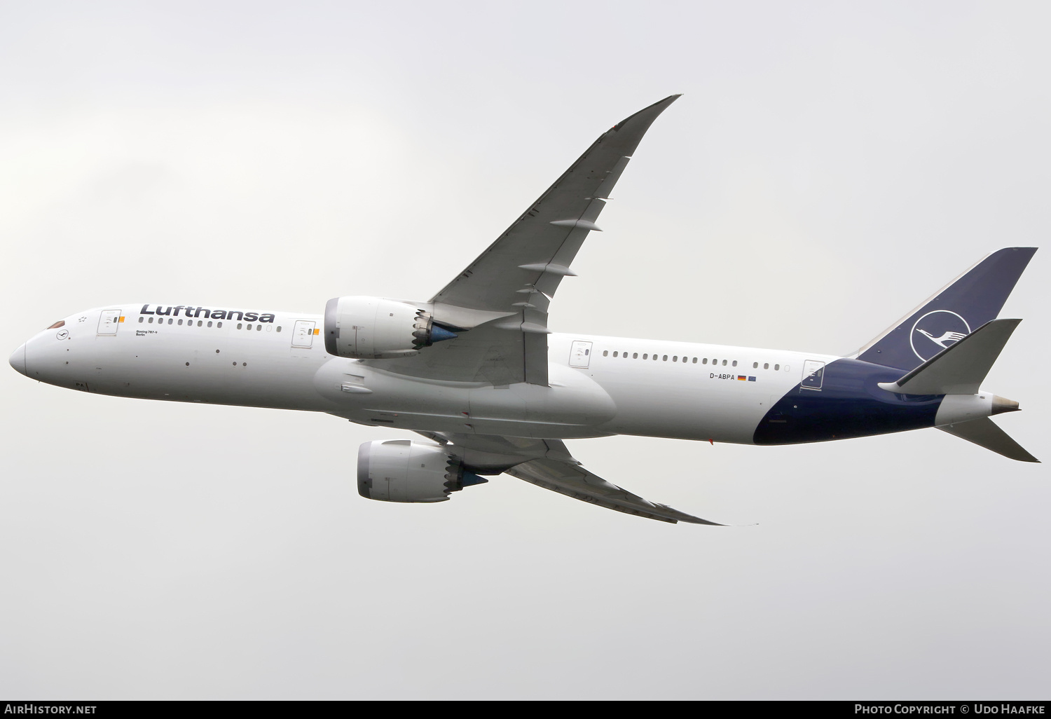 Aircraft Photo of D-ABPA | Boeing 787-9 Dreamliner | Lufthansa | AirHistory.net #734608